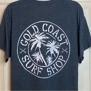Aloha Gold Coast Surf Shop by Creative Empire Large Grey Tee Shirt